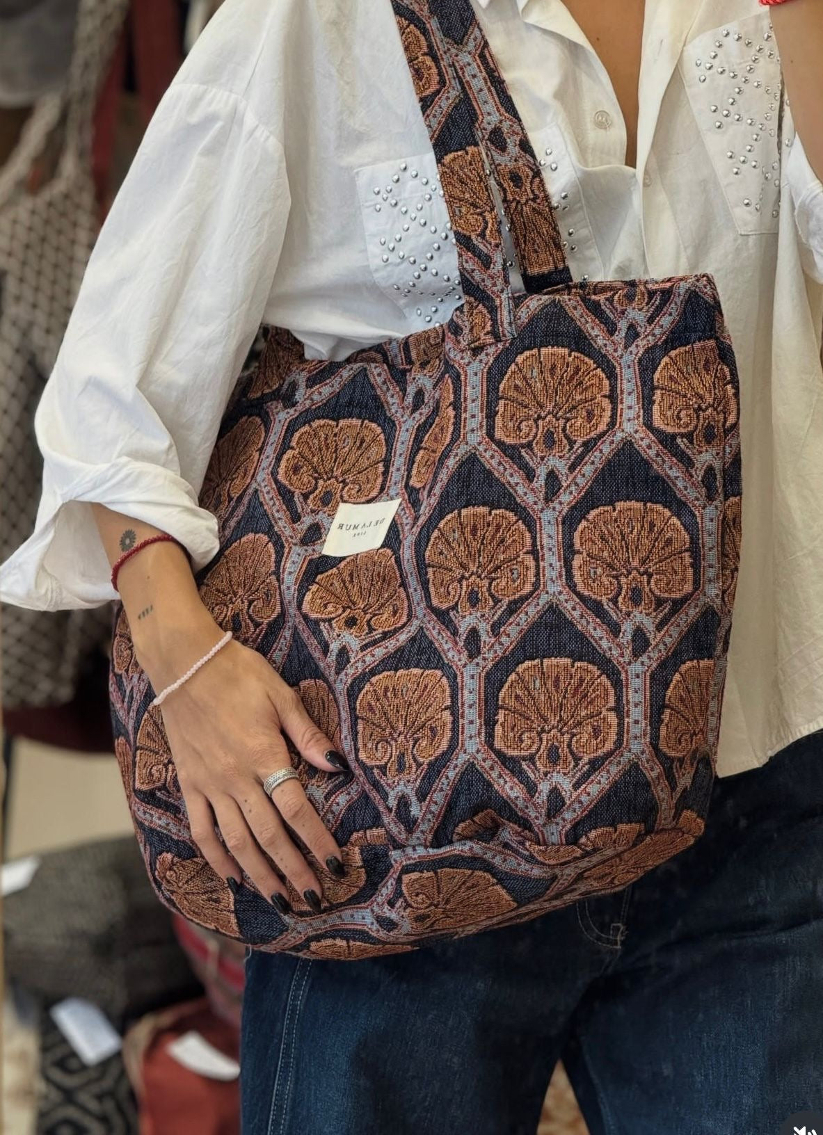 Großer Shopper PETROL