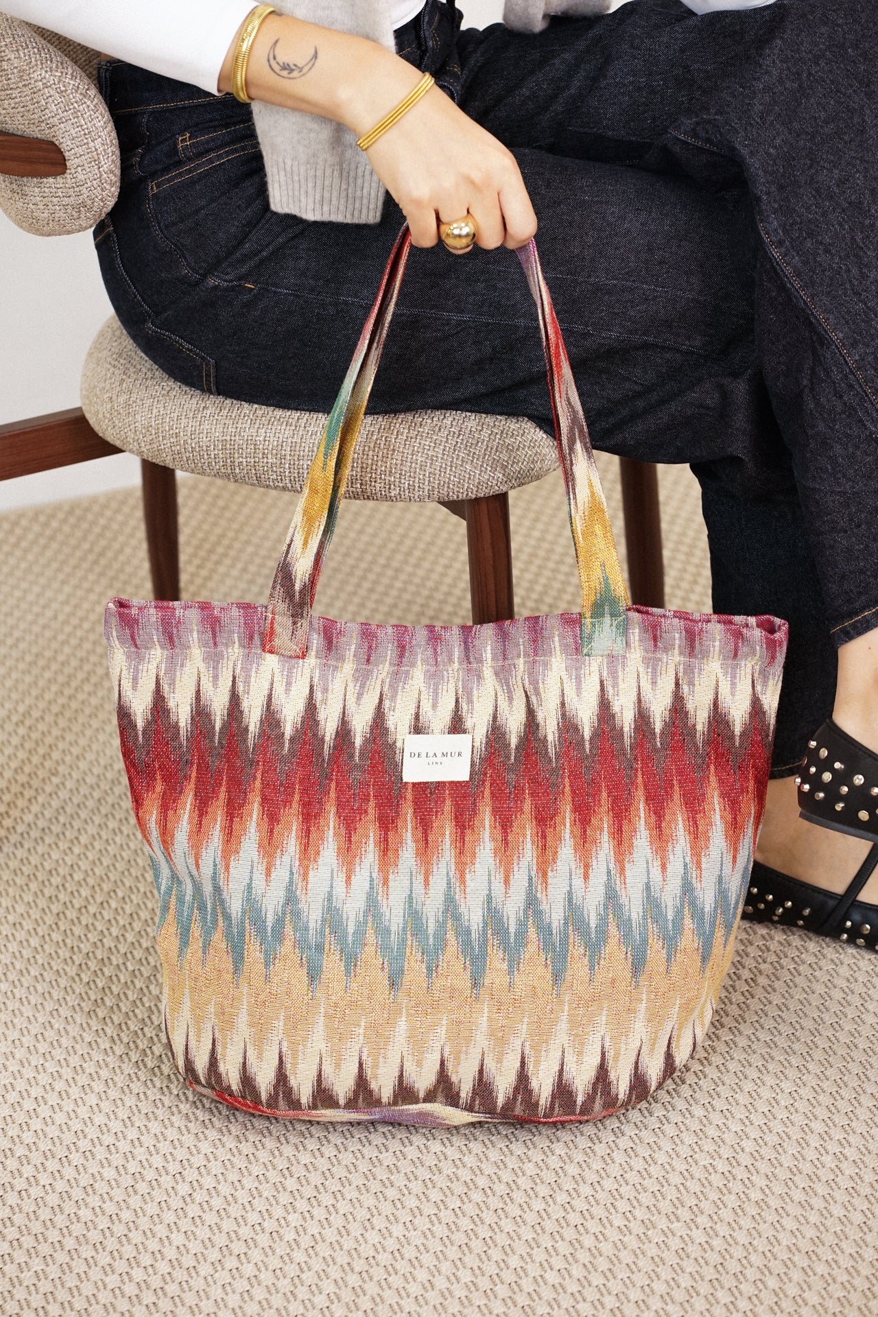 Grote Shopper met rits GUANA