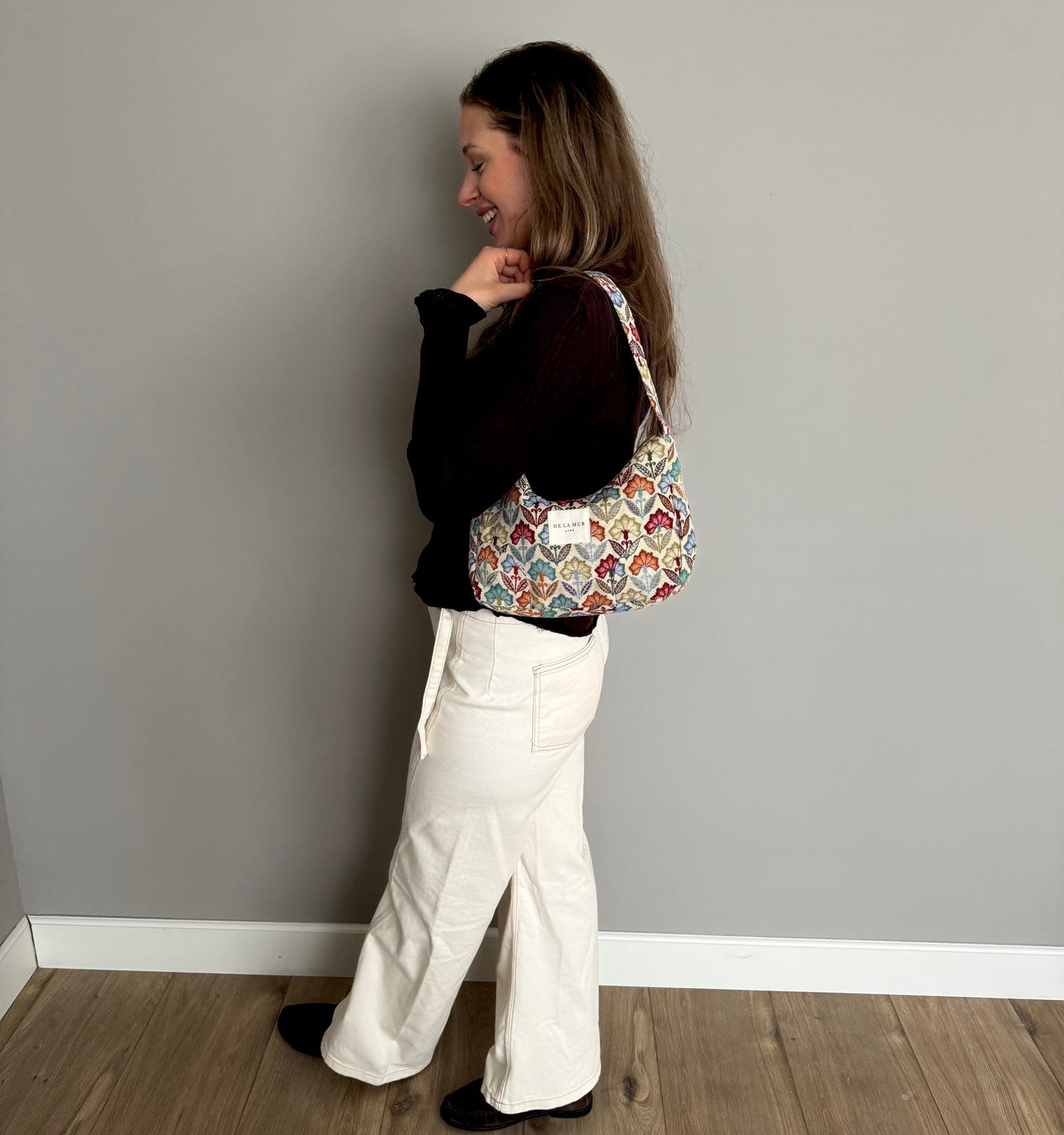 Kleine Schultertasche FLORA