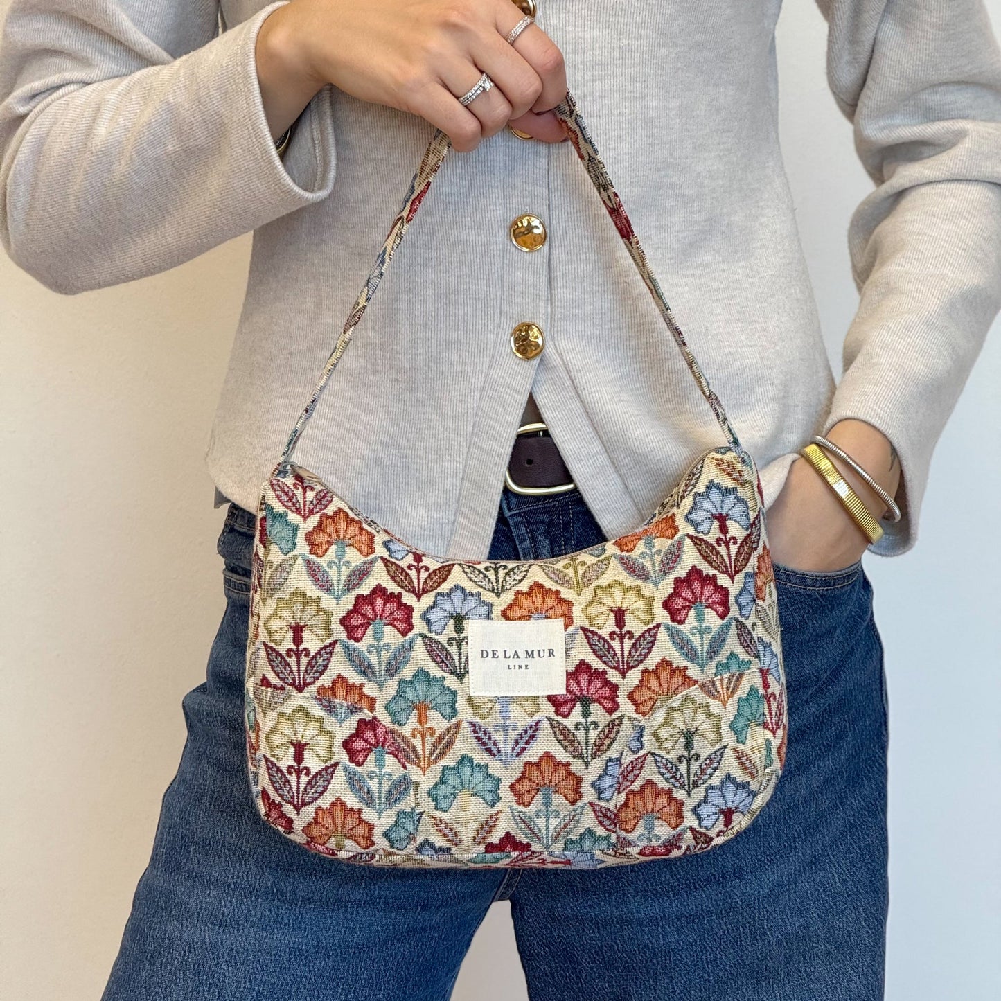 Kleine Schultertasche FLORA 