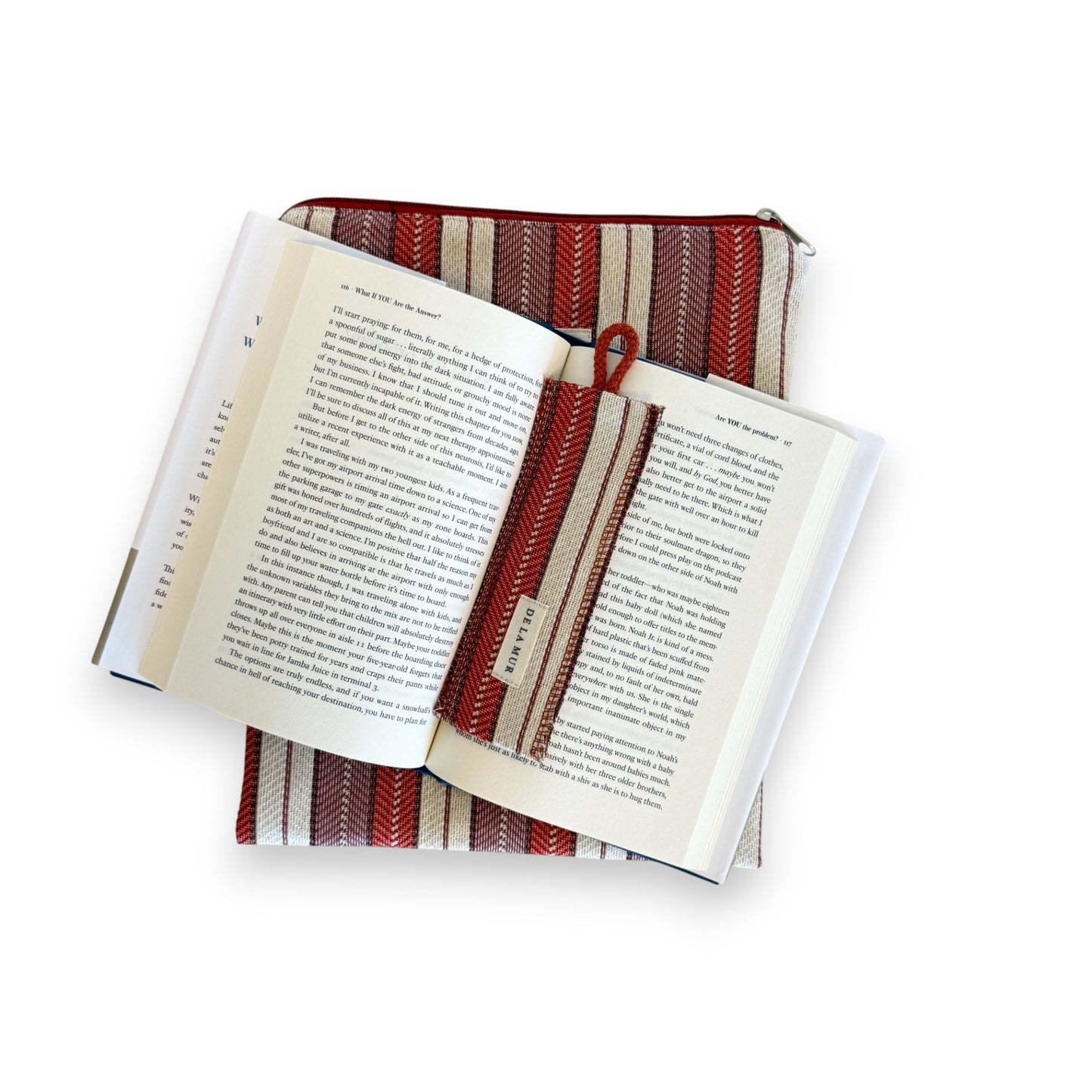 Buchcover mit Lesezeichen MAKE