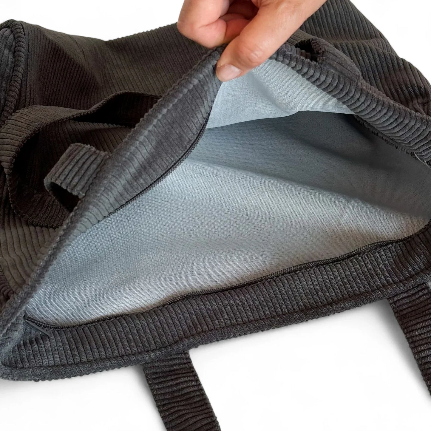 Einkaufstasche mit Reißverschluss Rib BONI