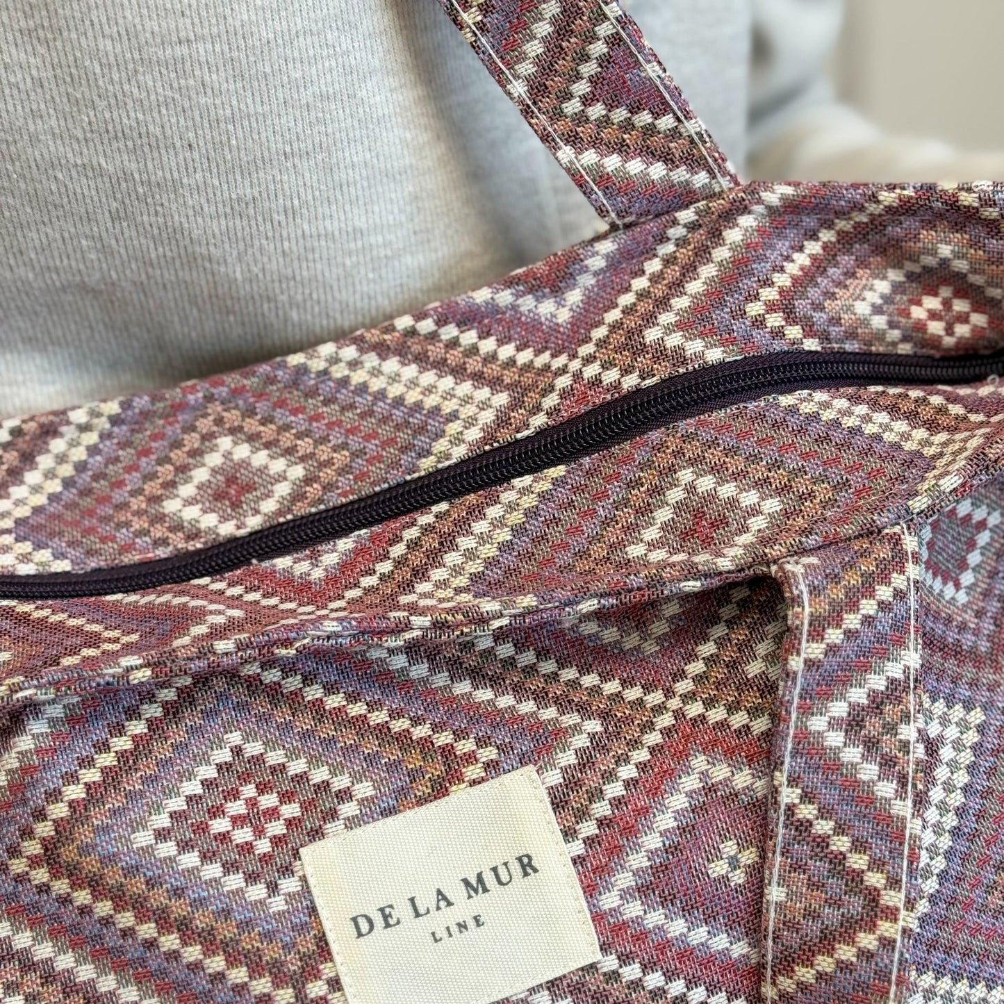 Rechthoekige Shopper met rits Nana