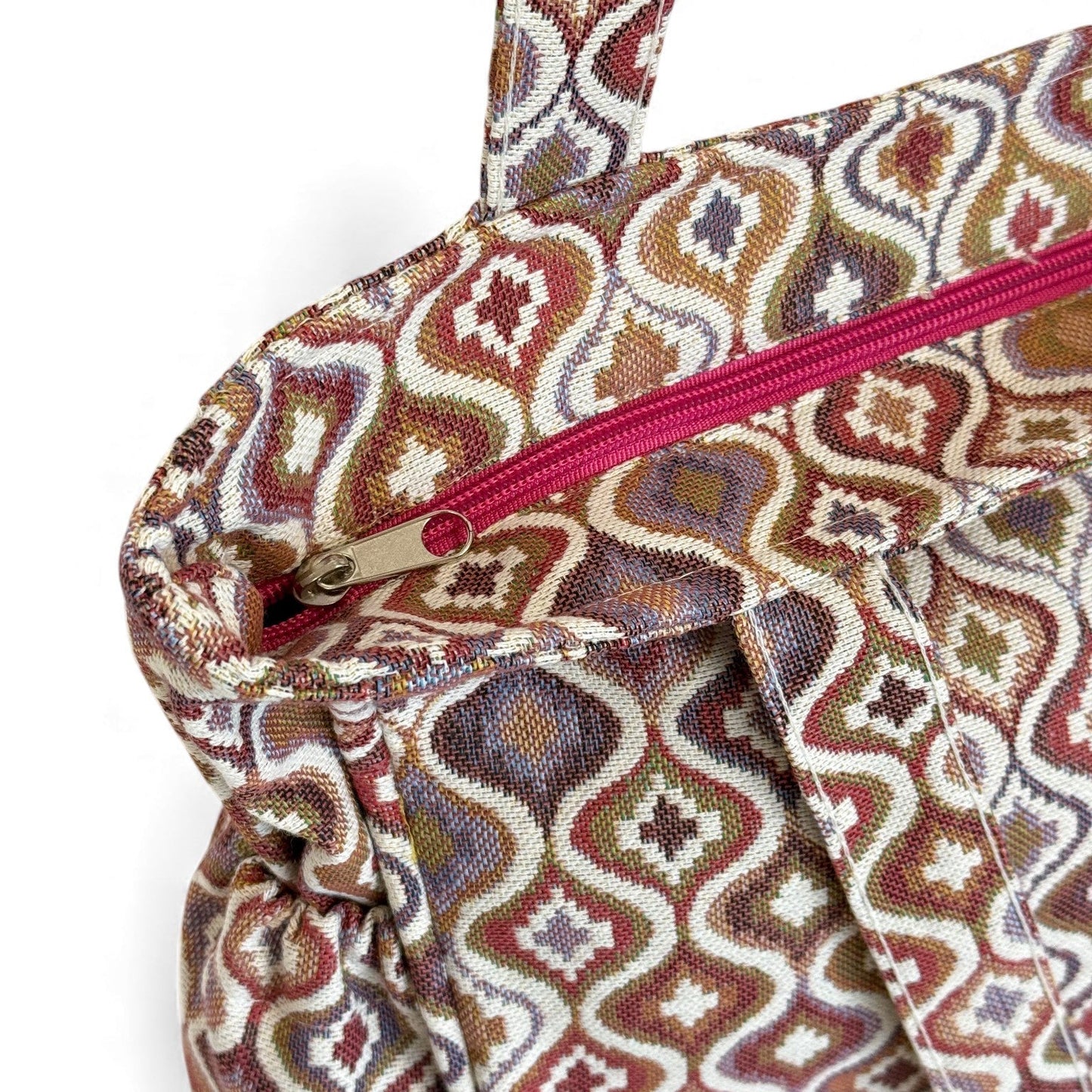 Rechthoekige Shopper met rits Onda