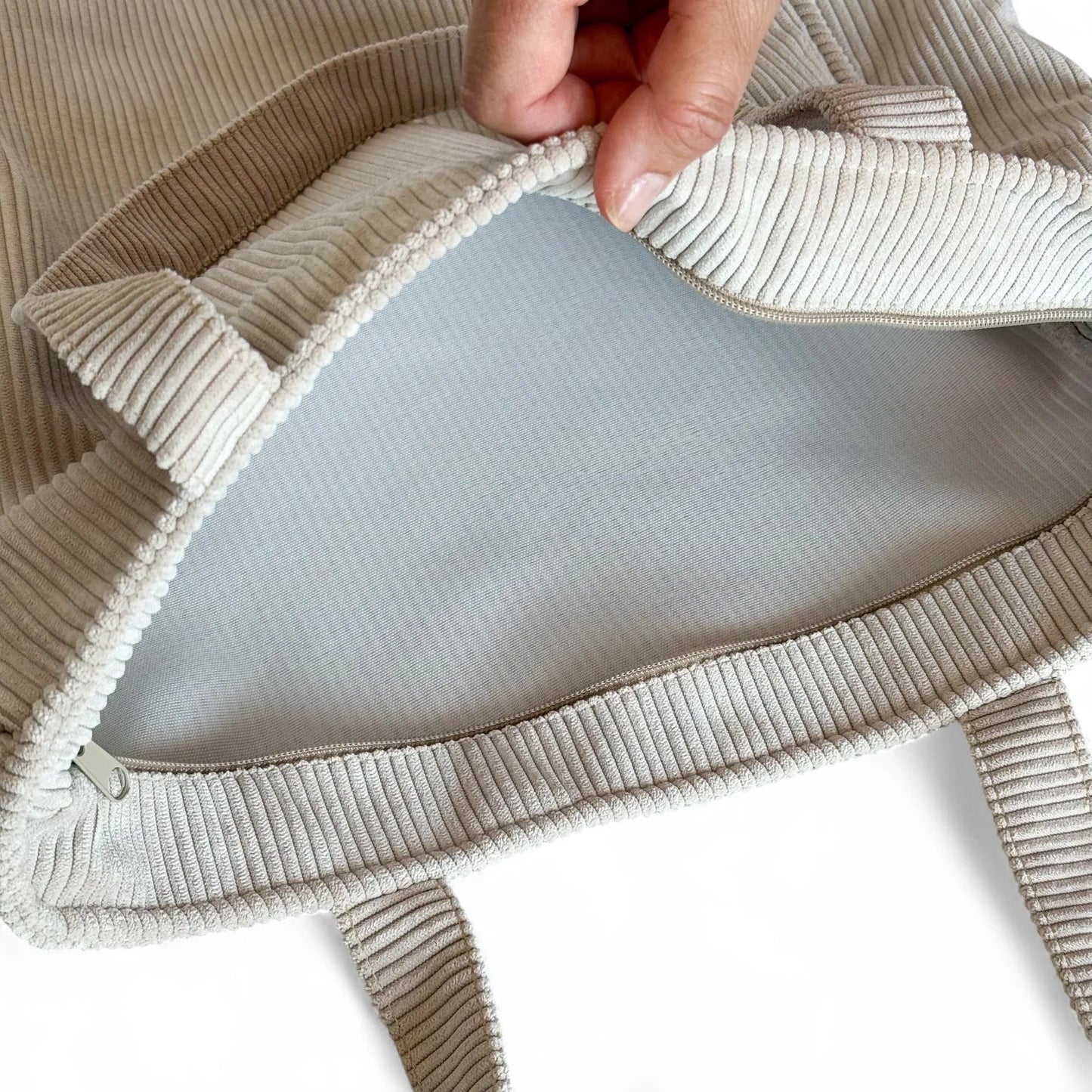 Shopper met rits Rib TOFE