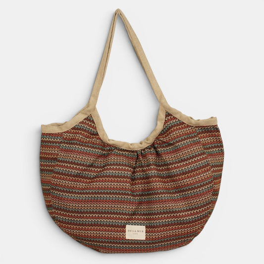 Ronde shopper met rits FRON