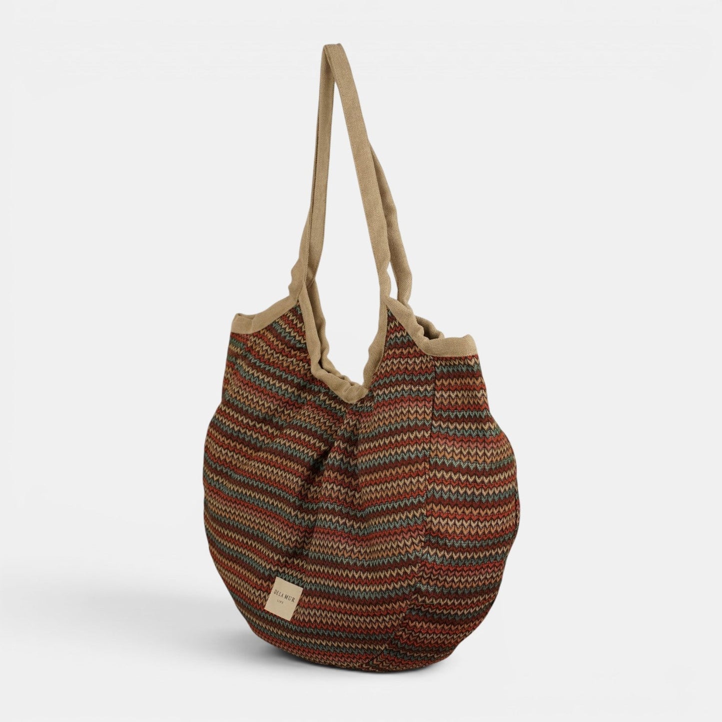 Ronde shopper met rits FRON