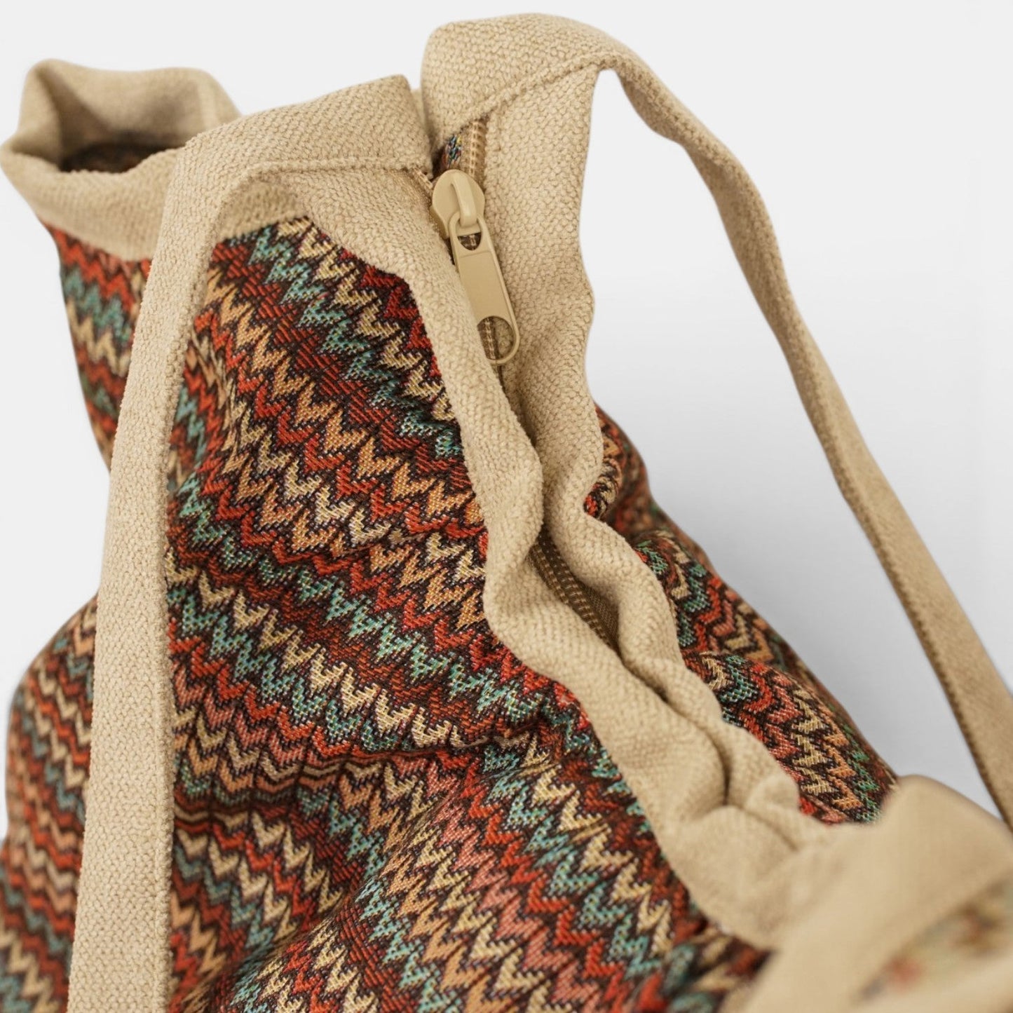 Ronde shopper met rits FRON