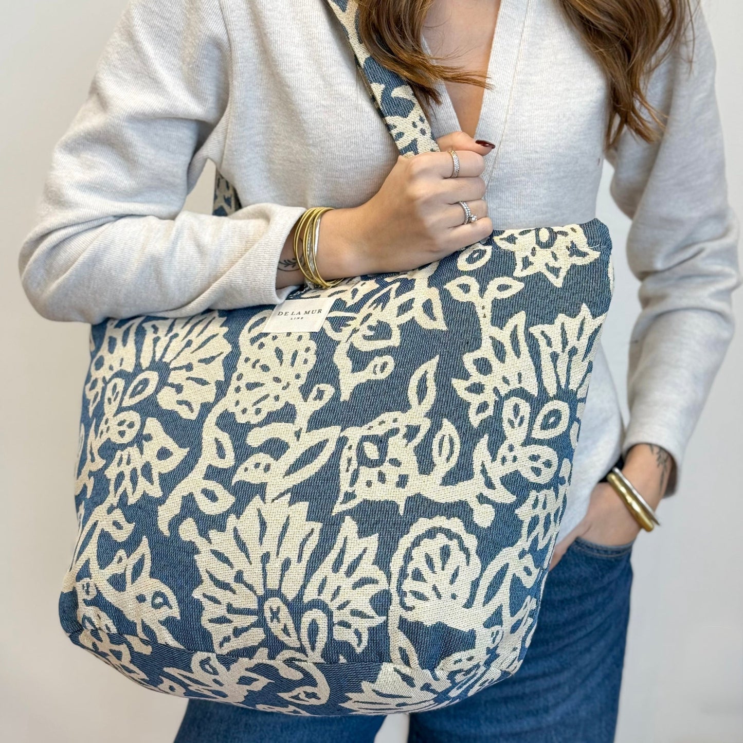 Große Einkaufstasche mit Reißverschluss AKAY