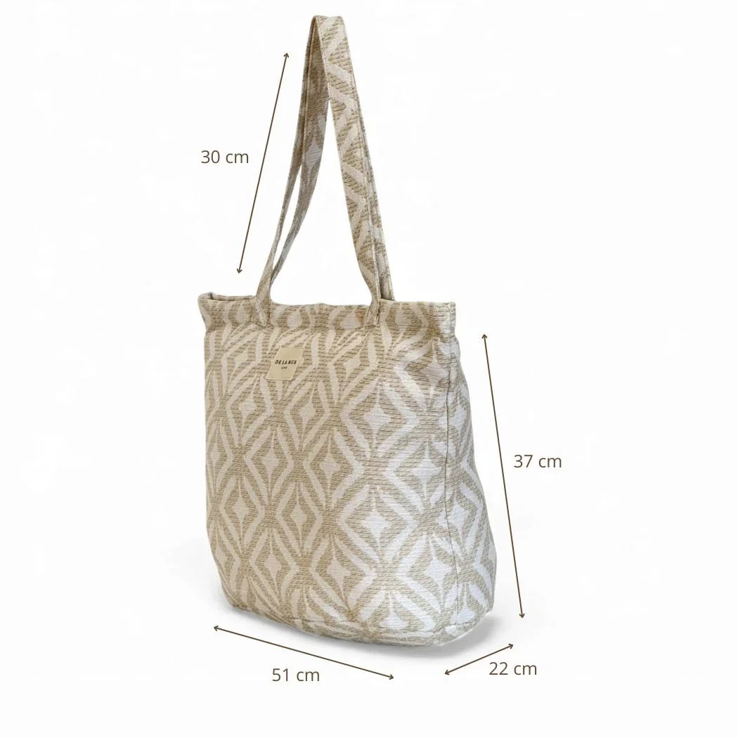 Große Einkaufstasche mit Reißverschluss CAMPO