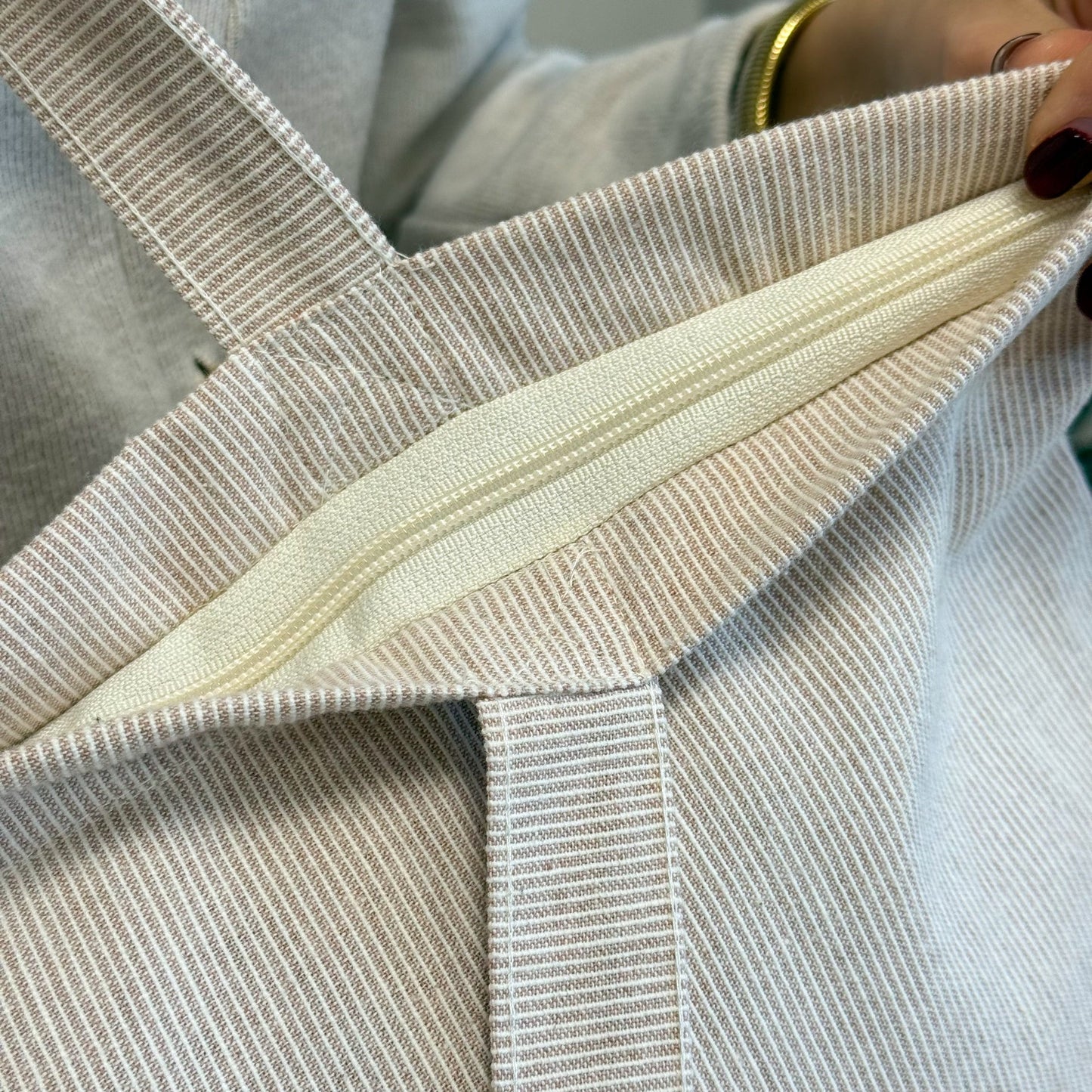 Große Einkaufstasche mit Reißverschluss IBI