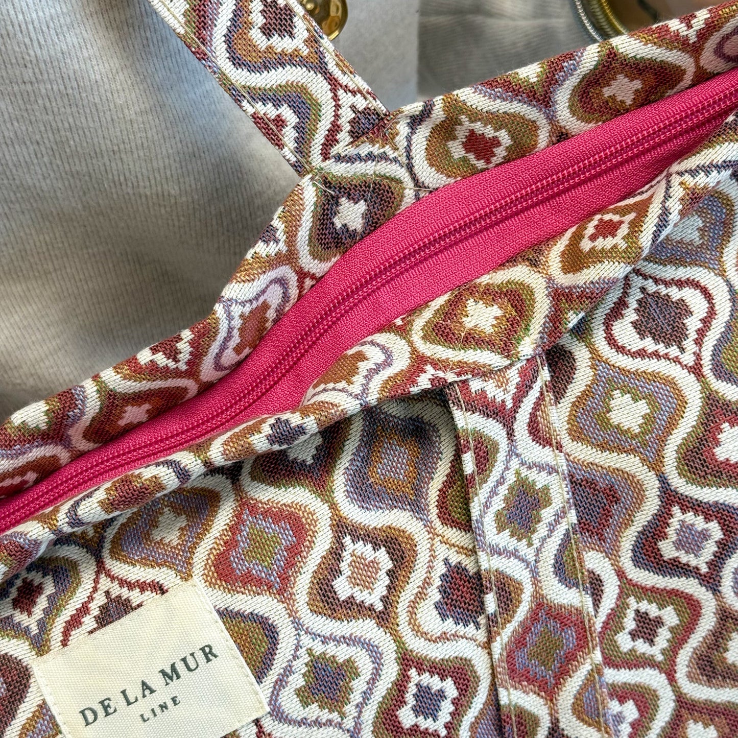 Große Einkaufstasche mit Reißverschluss ONDA