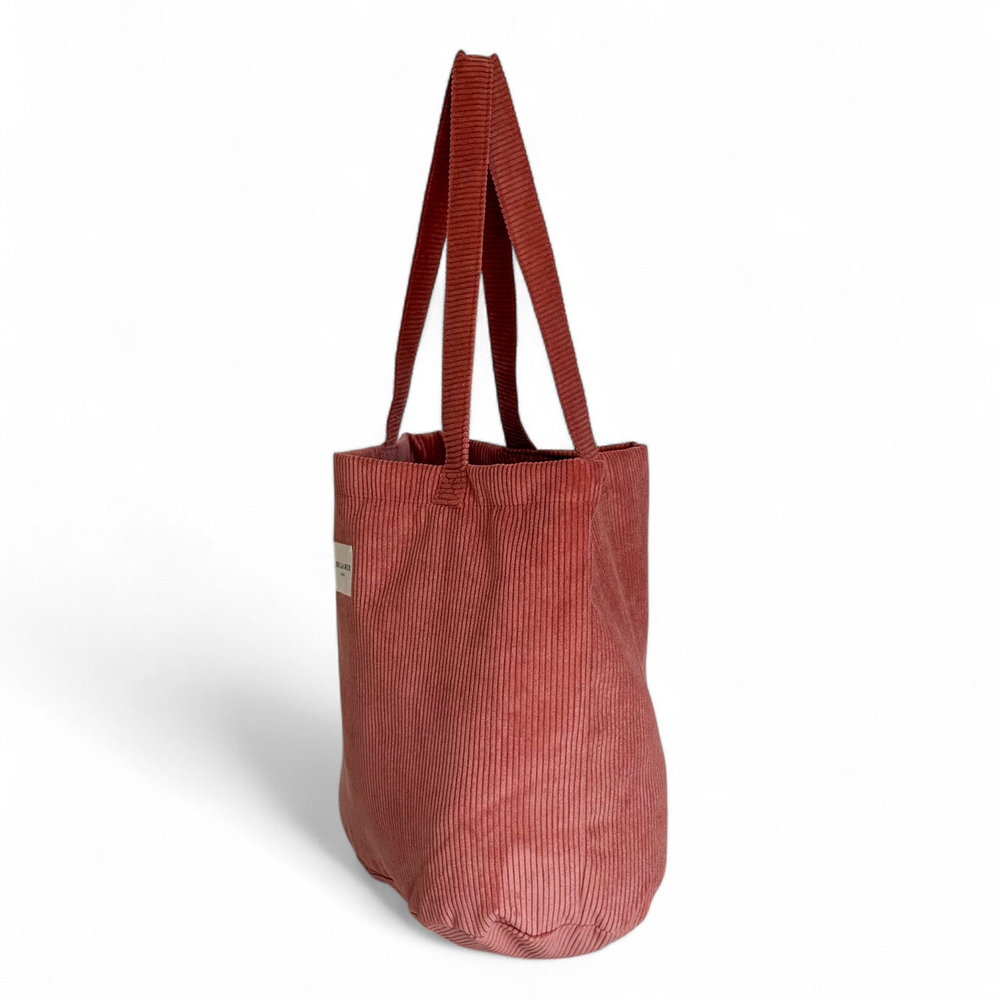 Schoudertas Shopper Rib CORAL