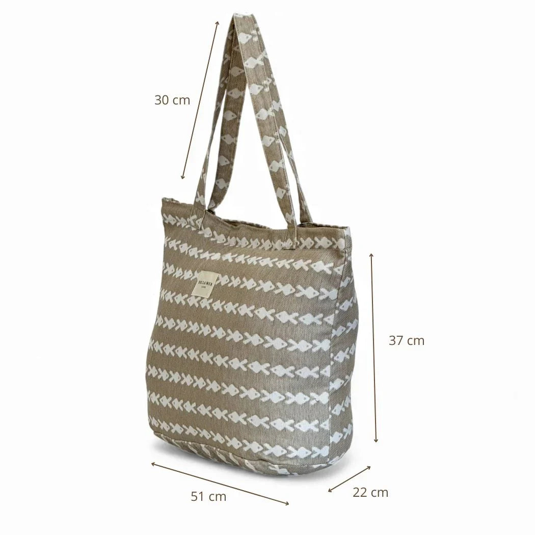 Große Einkaufstasche mit Reißverschluss PESC