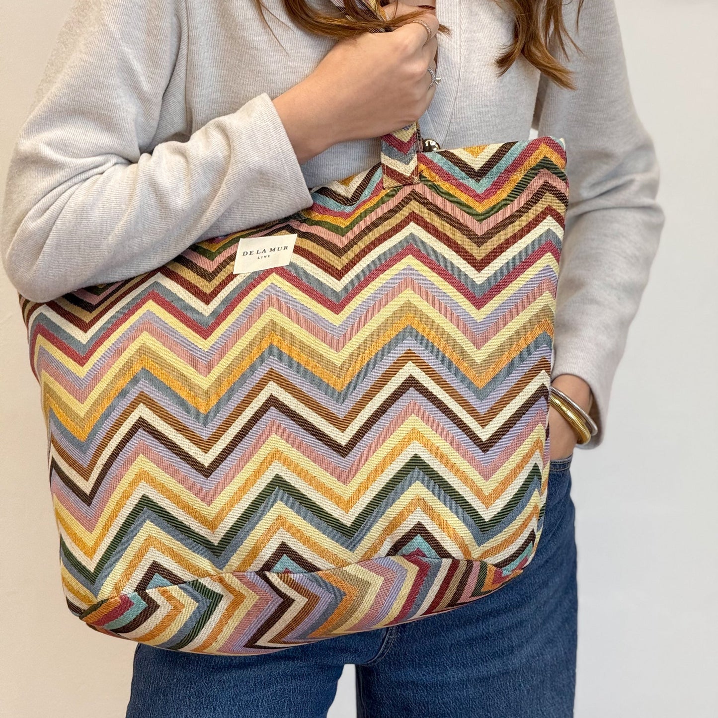 Große Einkaufstasche mit Reißverschluss von ZAGA