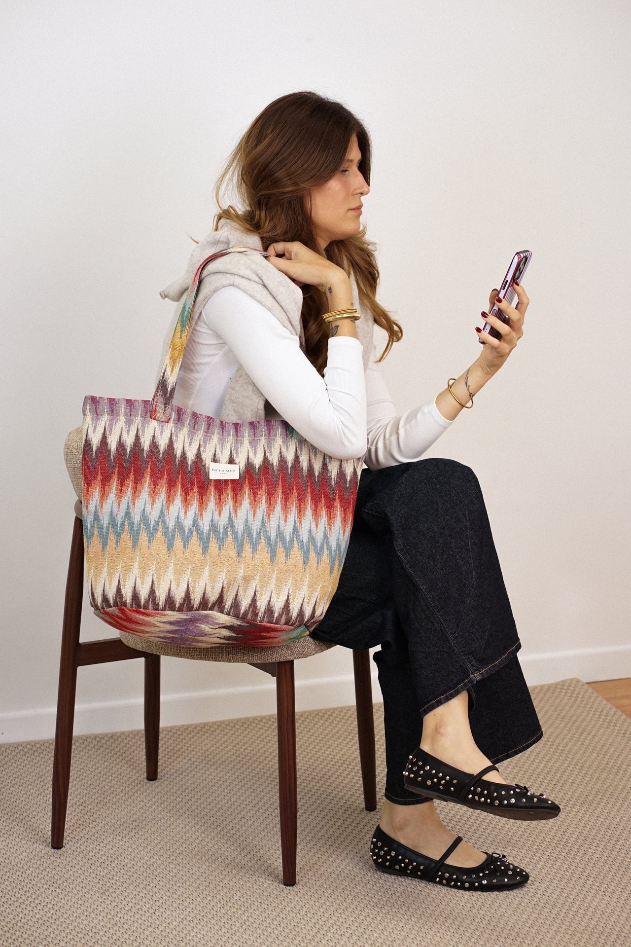 Grote Shopper met rits GUANA