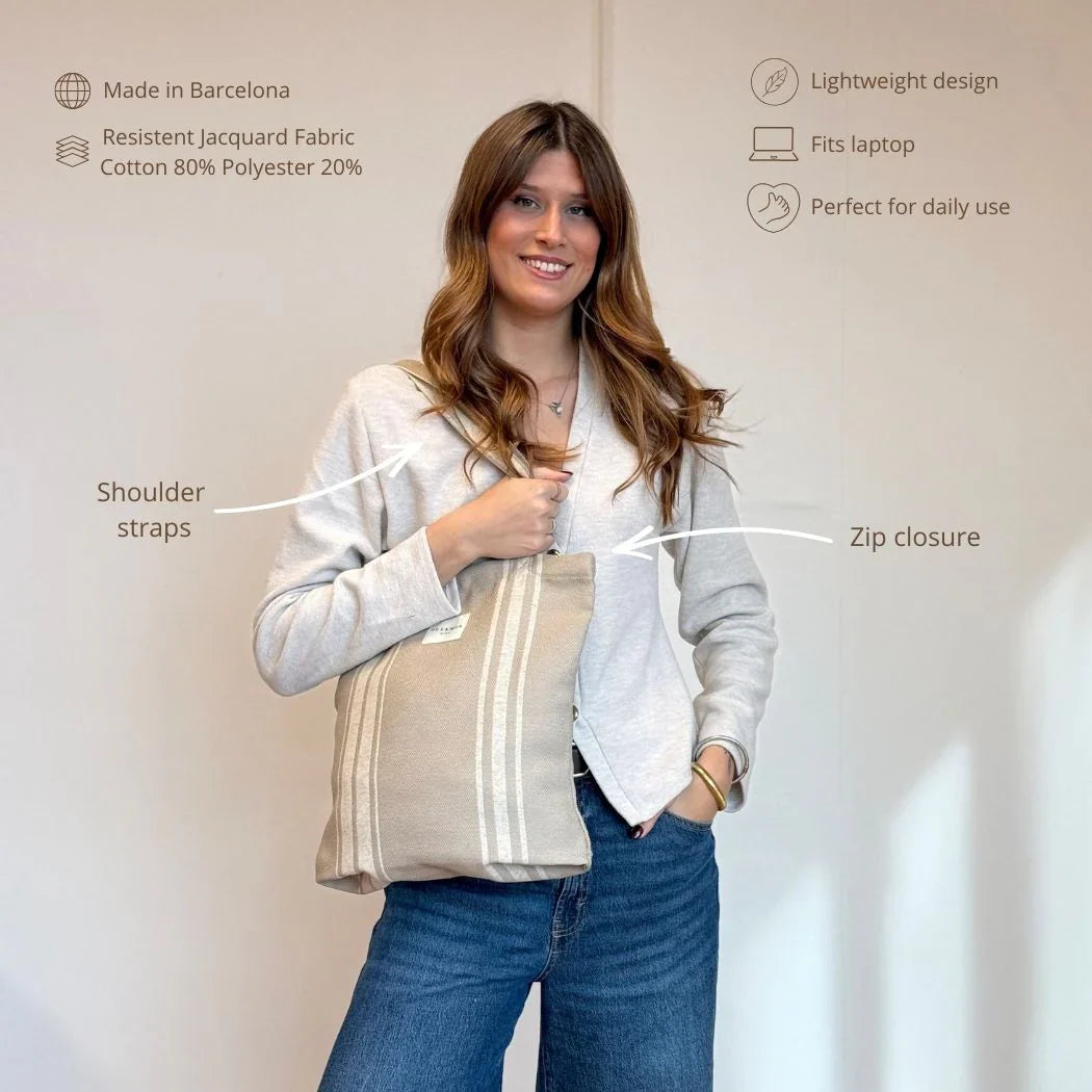 Tote Bag met rits CARRE