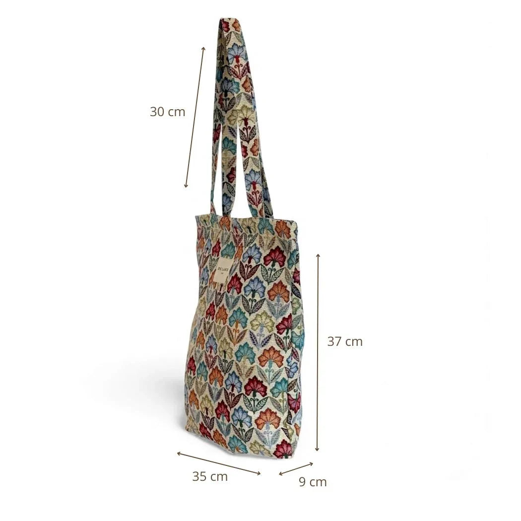 Tote Bag met rits FLORA