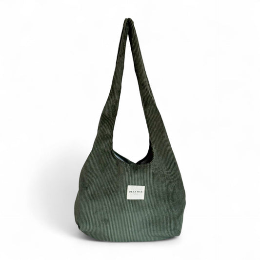 Ovale Shopper-Tasche mit Rippenstruktur TREE