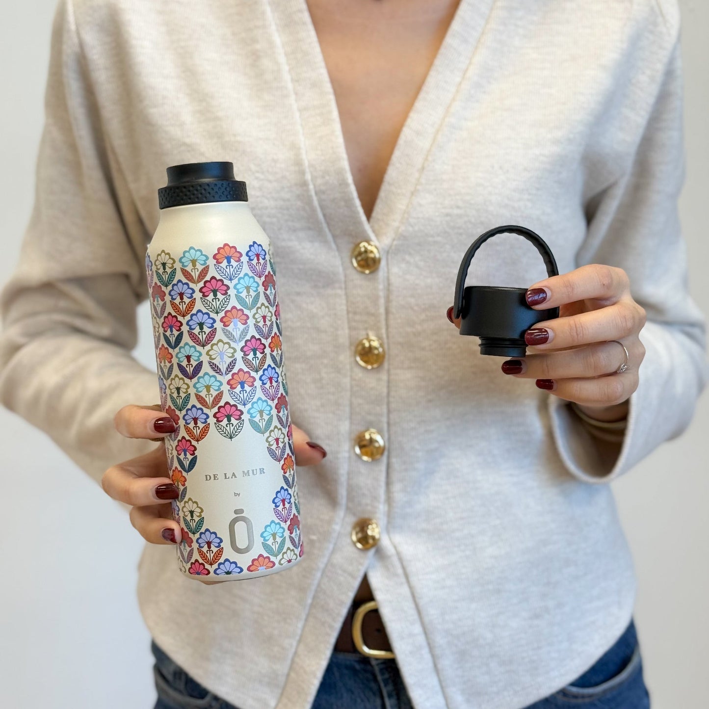 Trinkflasche De La Mur Line x Runbott FLORA