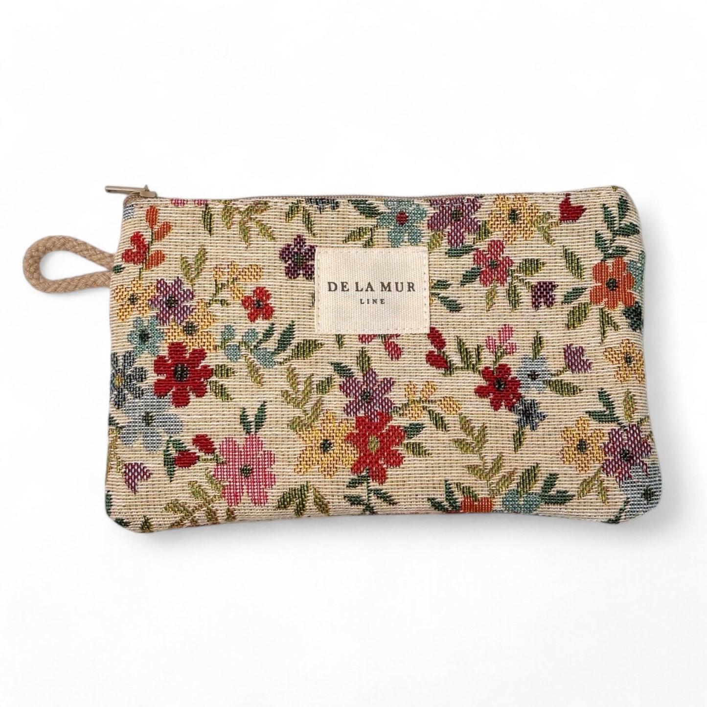 Beauty Bag Mini de La Mur Line BLUM bloemenprint, vrolijke kleurrijke bloemetjesprint 