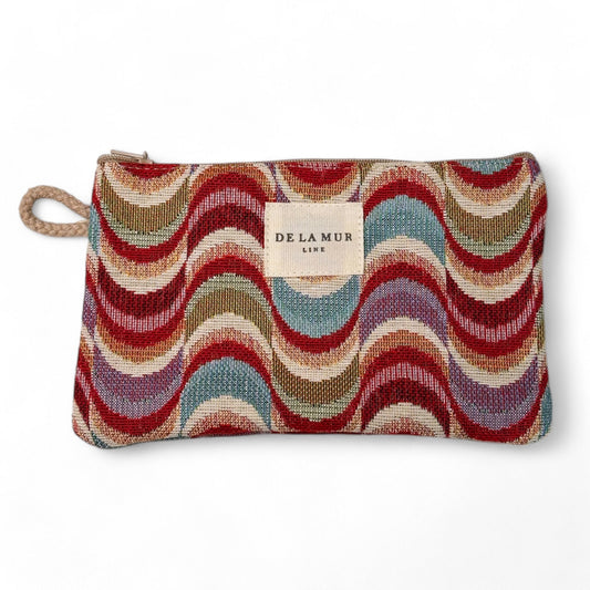 Beauty Bag Mini de La Mur Line QUEEN kleurrijke vrolijke print 