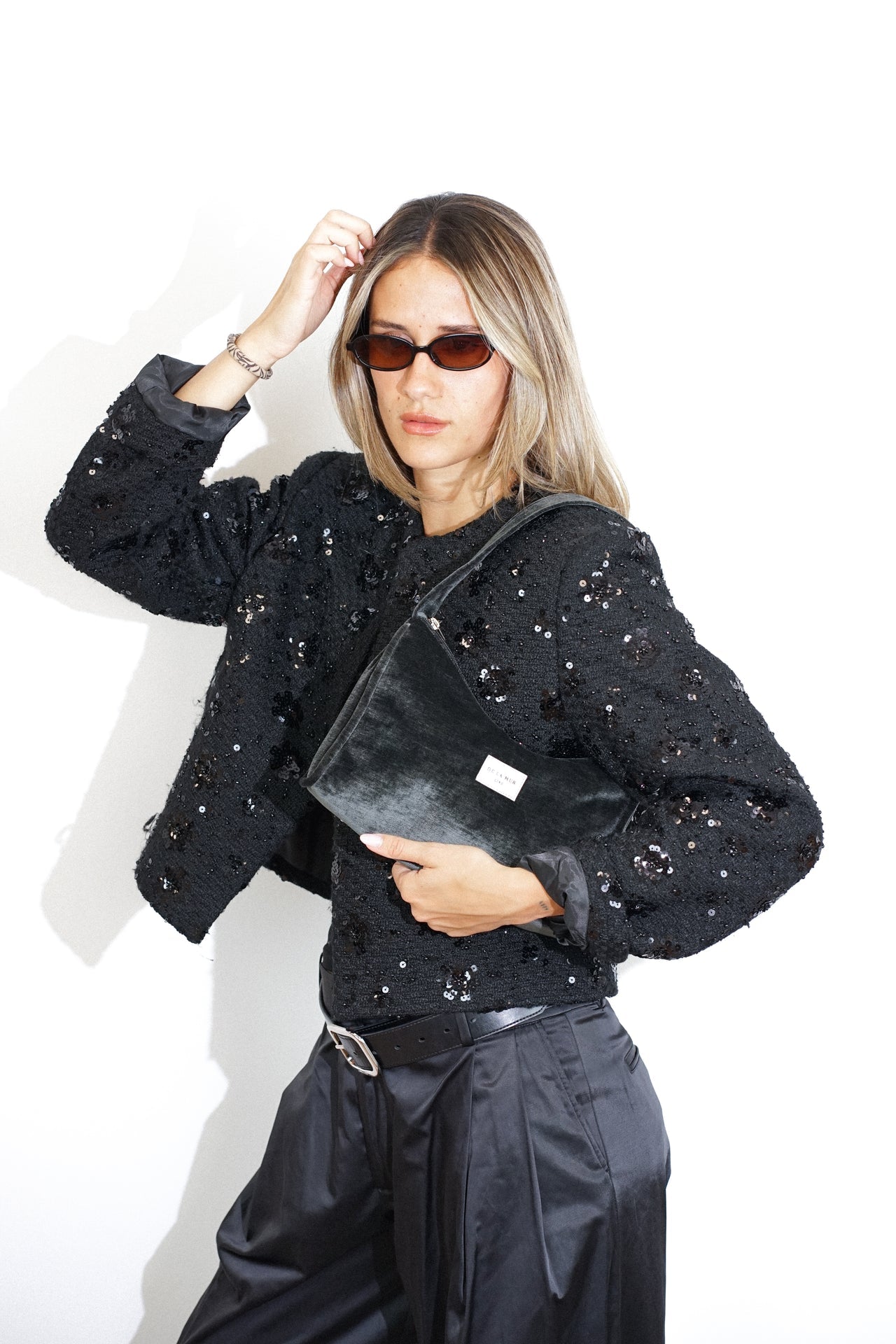 Umhängetasche Klein Night Edition BLACK