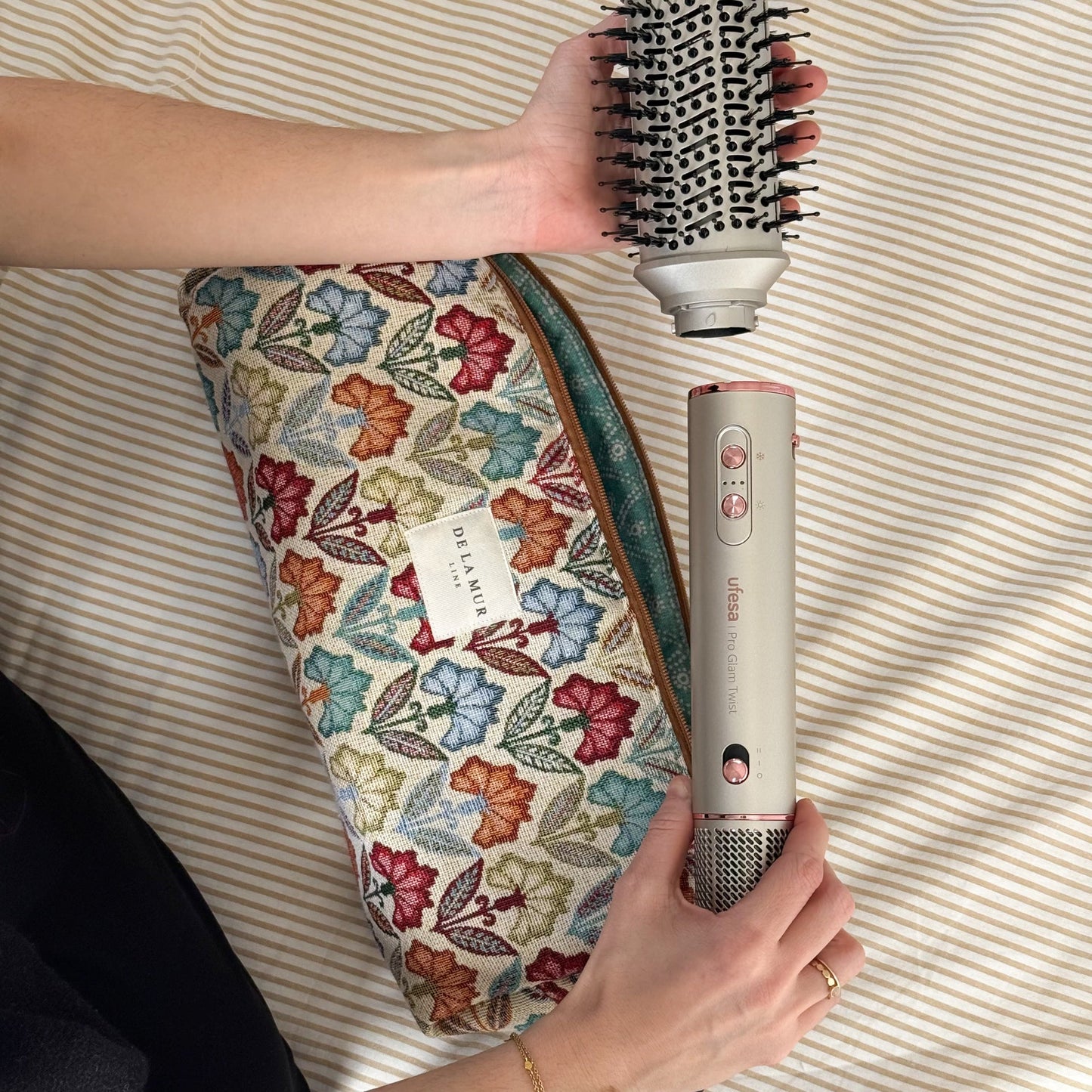 Beauty Bag Haarwerkzeuge FLORA