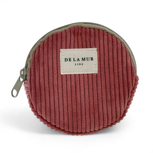 Portemonnee Rond Rib CORAL