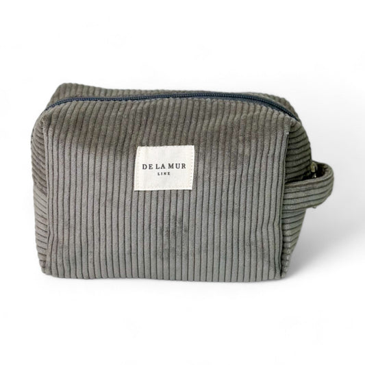 Beauty Bag Medium Rib ASH