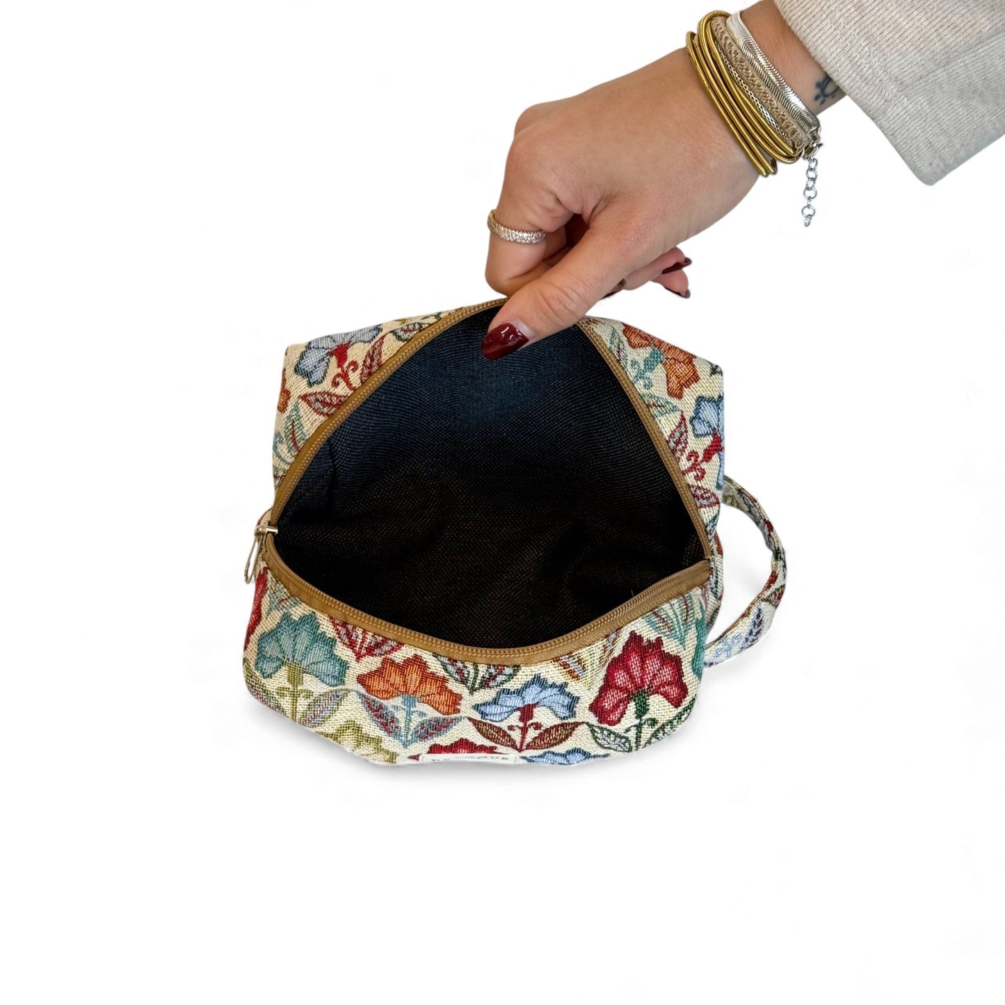Kosmetiktasche mittelgroß FLORA