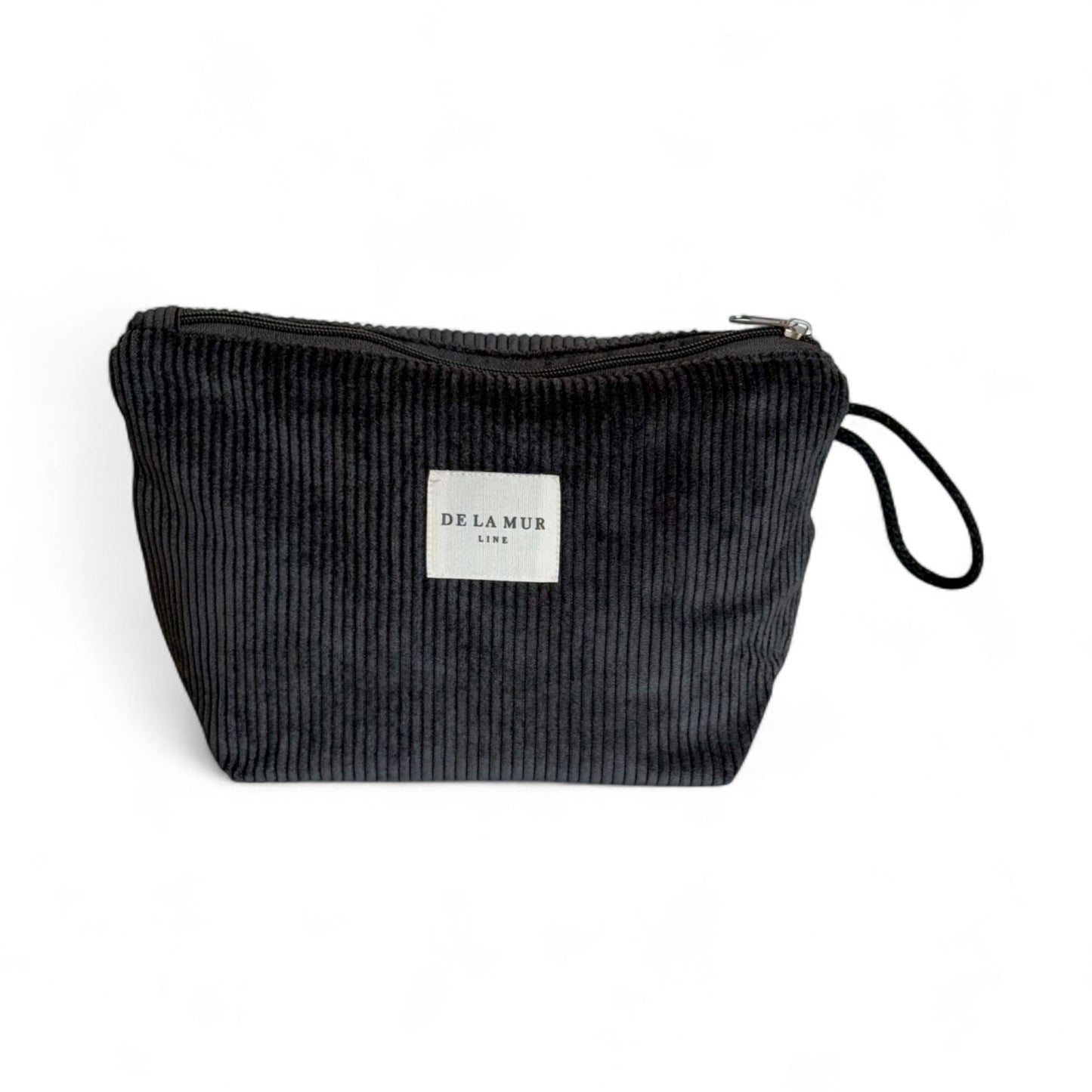 Große Beauty Bag mit Rippenmuster BONI