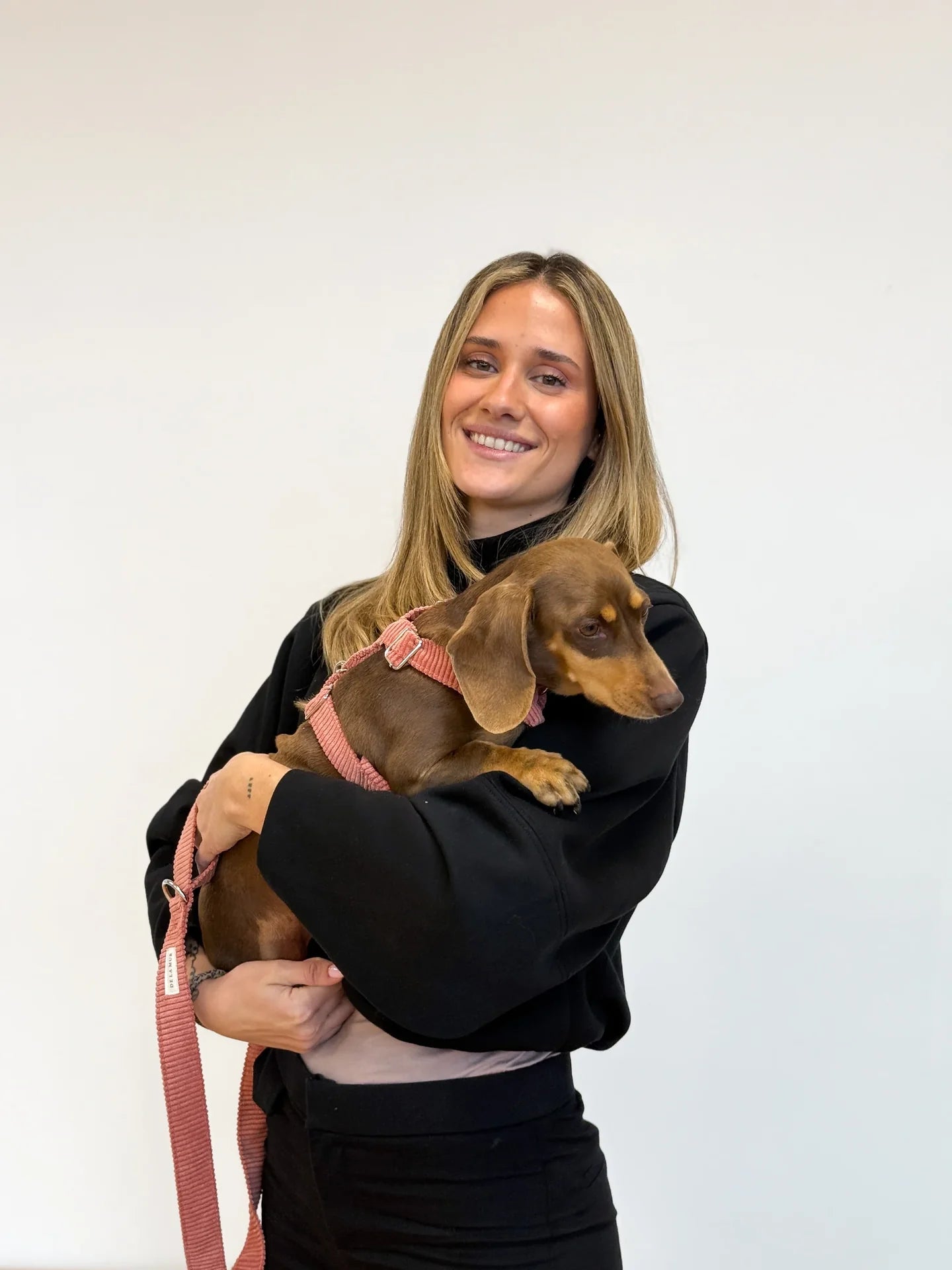 Hundegeschirr und Leine Set Ripp CORAL