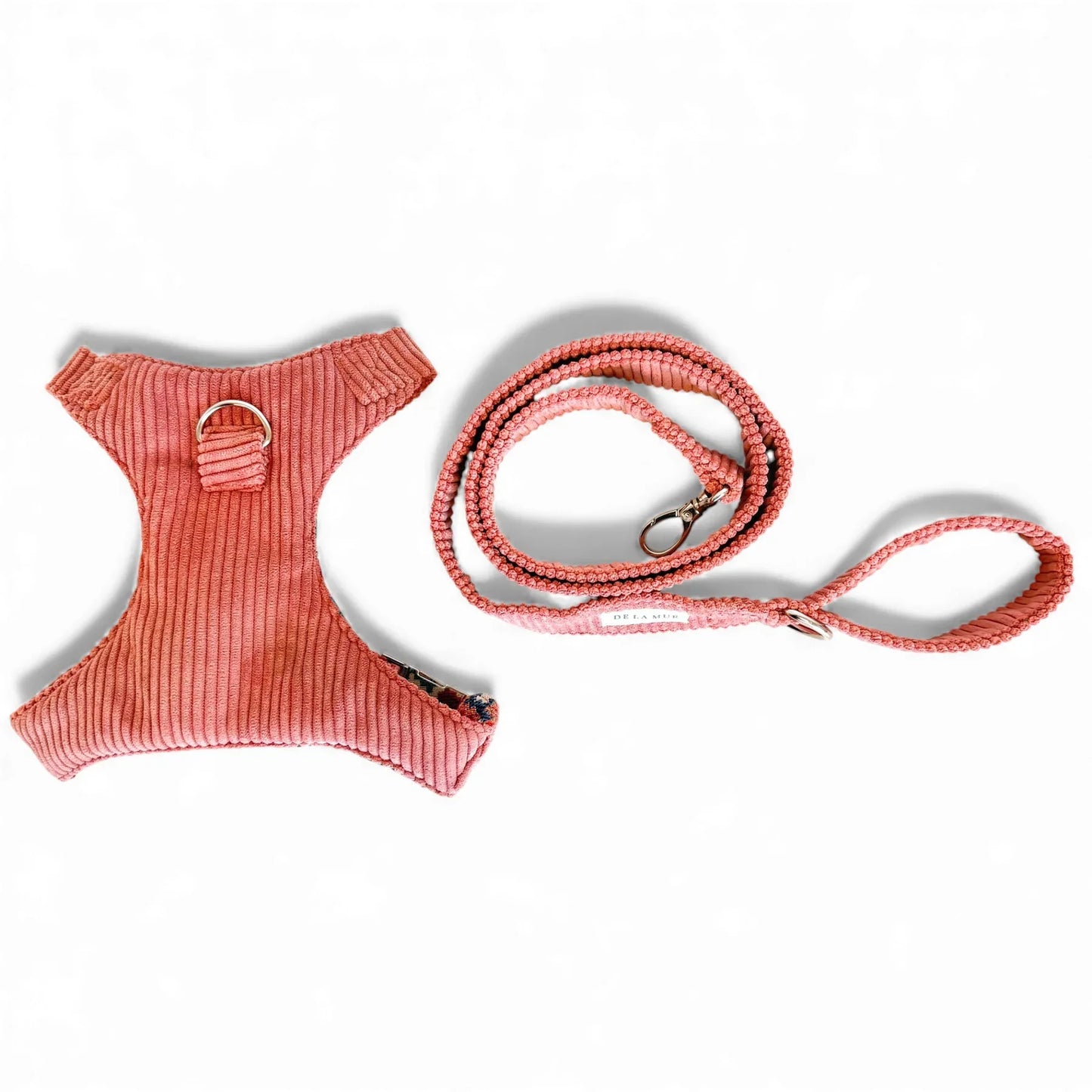 Hundegeschirr und Leine Set Ripp CORAL