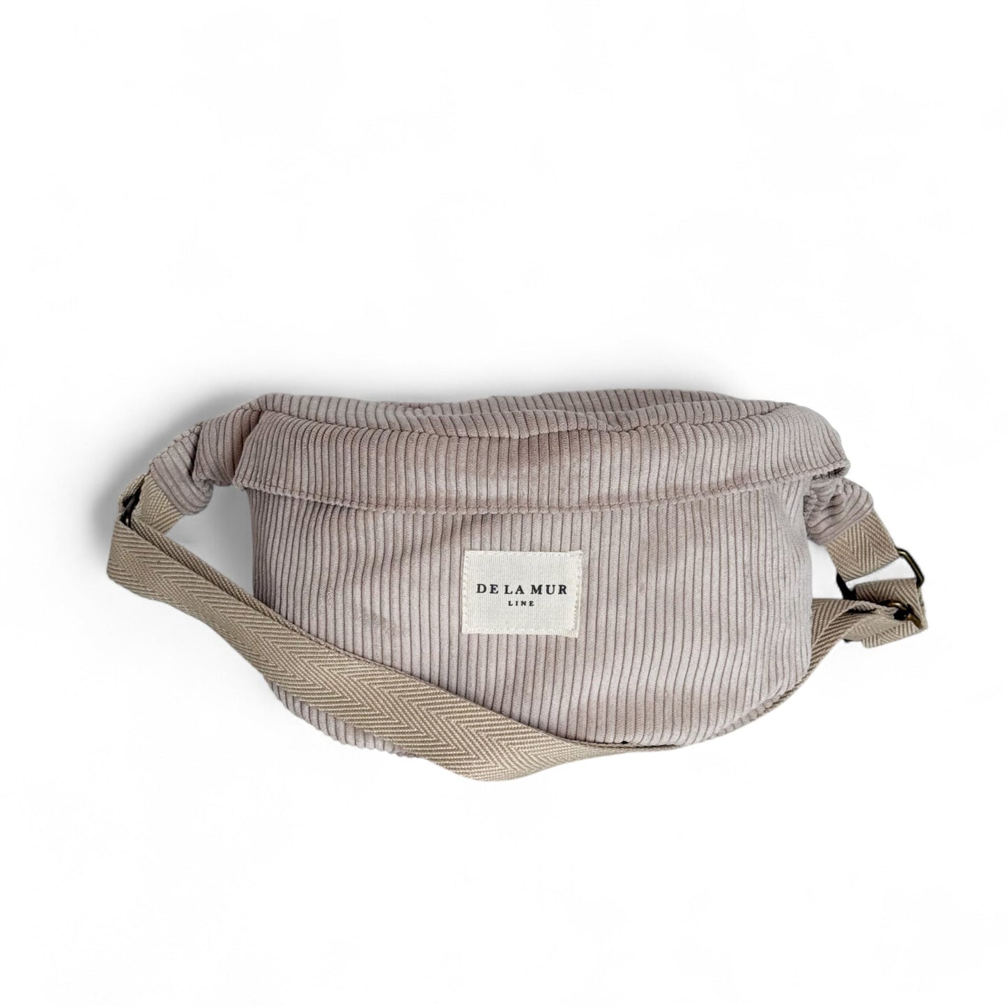 Heuptas, heuptasje De La Mur Line corduroy ribstof beige