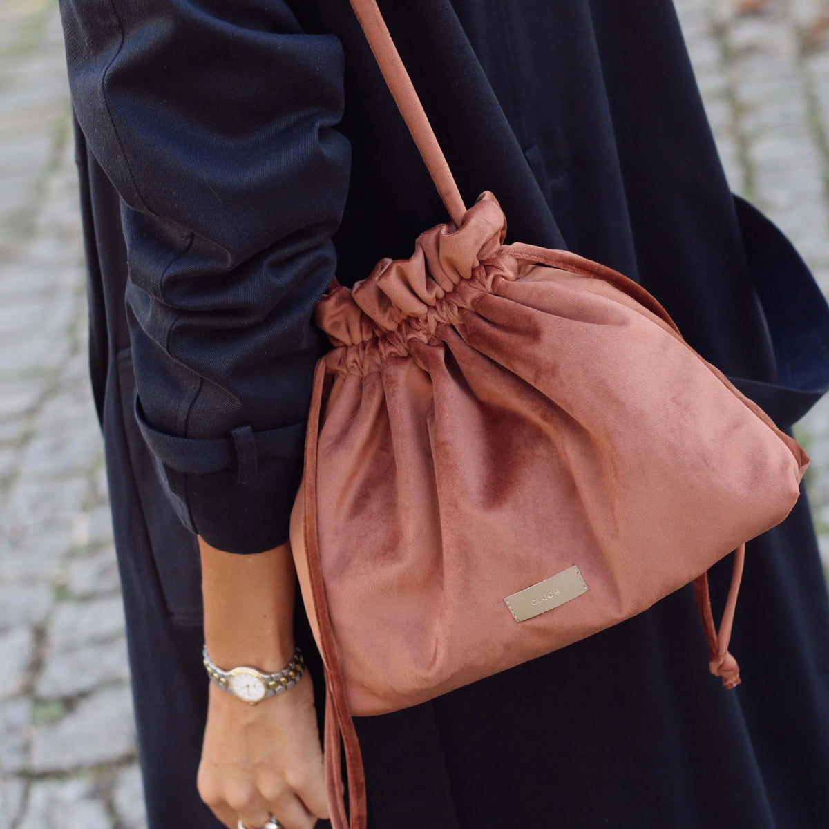 Bucket Bag Laura - Velvet Rosé
